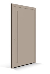 Vchodové dveře Le Corbusier - Dveřní výplň ombre naturelle claire - Klika ombre naturelle claire