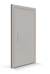 Le Corbusierovy vchodové dveře - Výplň dveří gris clair 31 - Klika gris clair 31