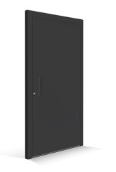 Le Corbusierovy vchodové dveře - dveřní výplň noir divoire - noir divoire